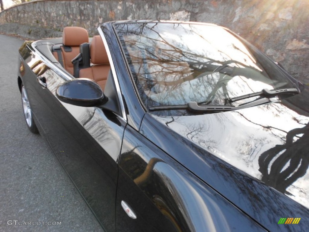 2009 3 Series 335i Convertible - Black Sapphire Metallic / Saddle Brown Dakota Leather photo #13