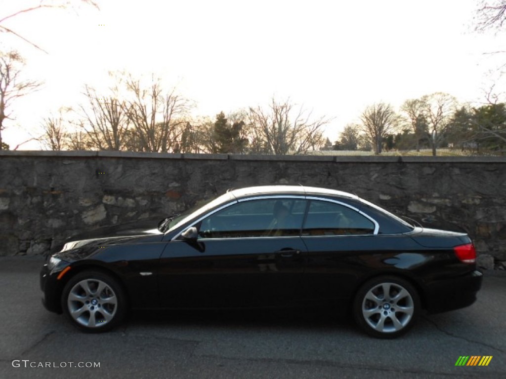 2009 3 Series 335i Convertible - Black Sapphire Metallic / Saddle Brown Dakota Leather photo #17