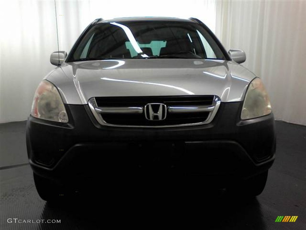 2002 CR-V EX 4WD - Satin Silver Metallic / Black photo #2