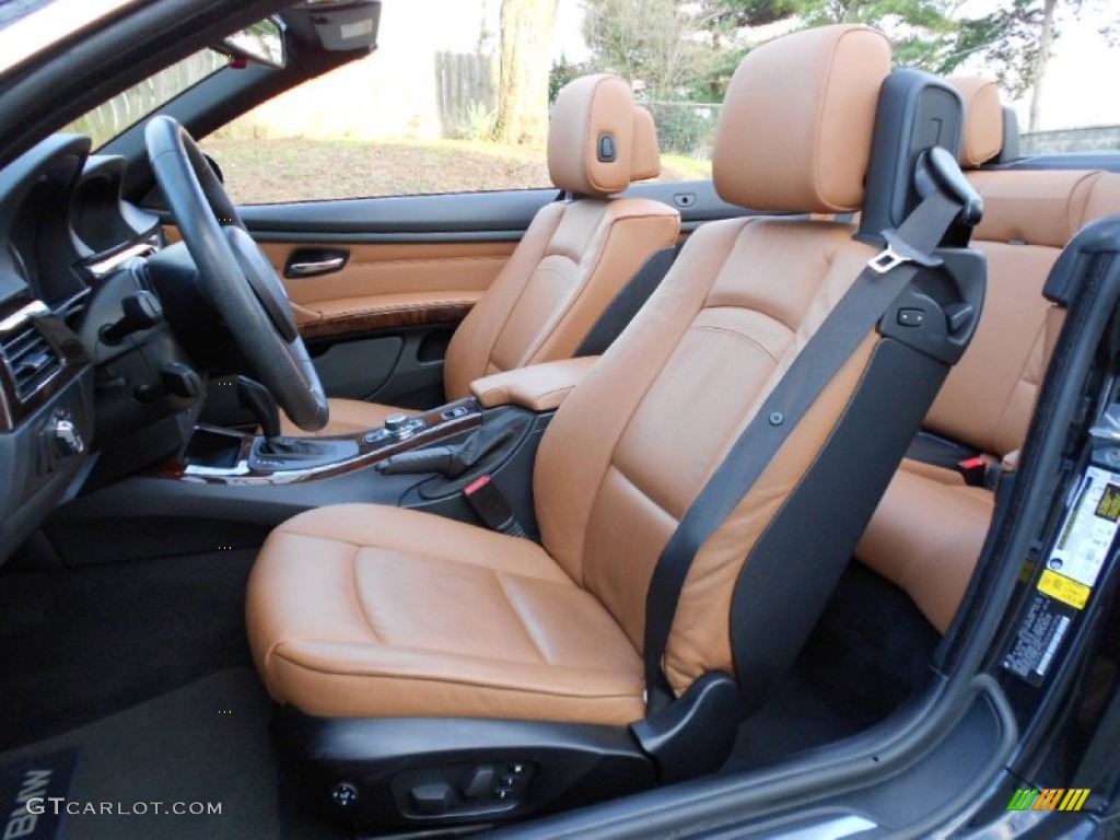 2009 3 Series 335i Convertible - Black Sapphire Metallic / Saddle Brown Dakota Leather photo #26