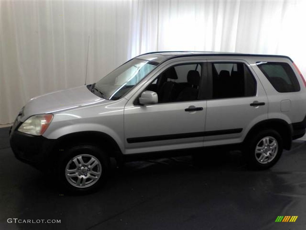 2002 CR-V EX 4WD - Satin Silver Metallic / Black photo #19