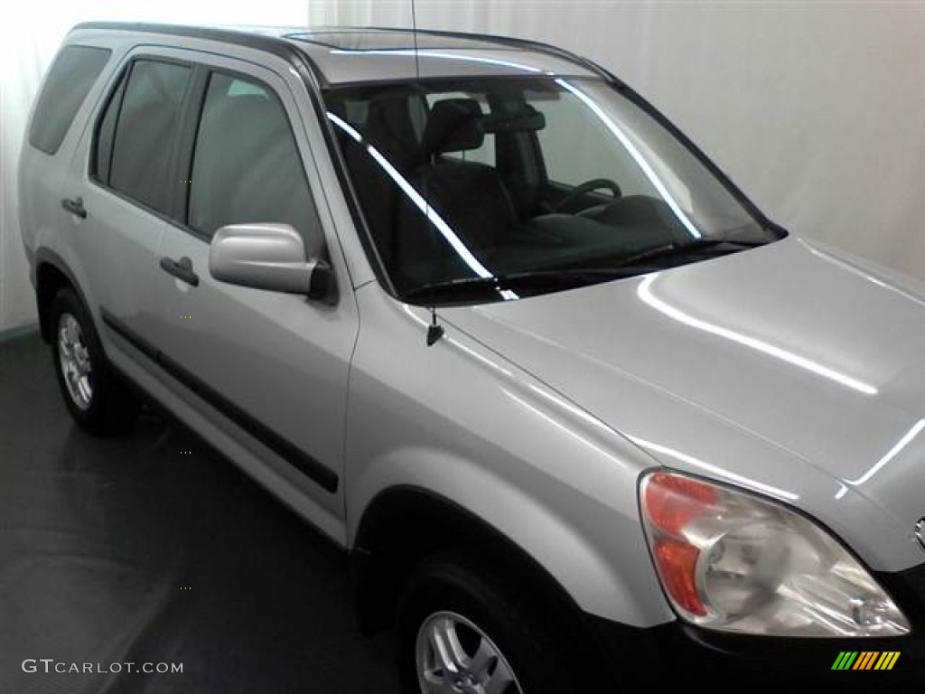 2002 CR-V EX 4WD - Satin Silver Metallic / Black photo #21