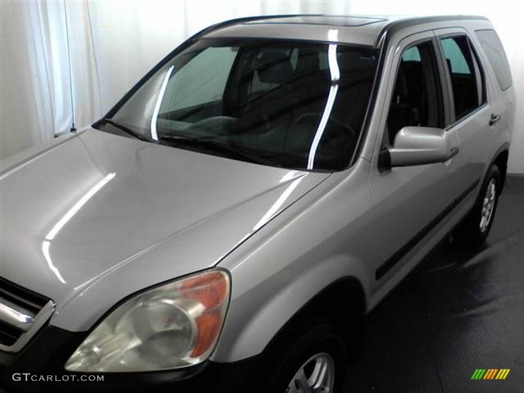 2002 CR-V EX 4WD - Satin Silver Metallic / Black photo #22