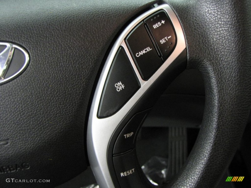 2011 Elantra GLS - Black / Black photo #10