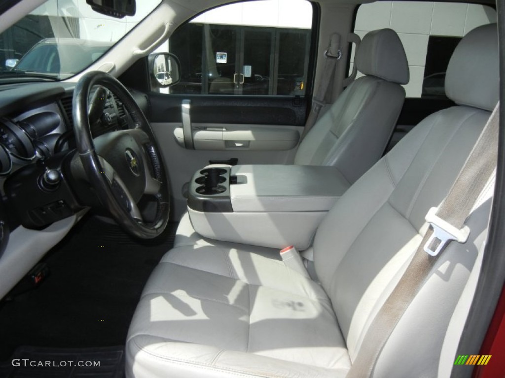 2007 Silverado 1500 LT Crew Cab 4x4 - Sport Red Metallic / Light Titanium/Ebony Black photo #8