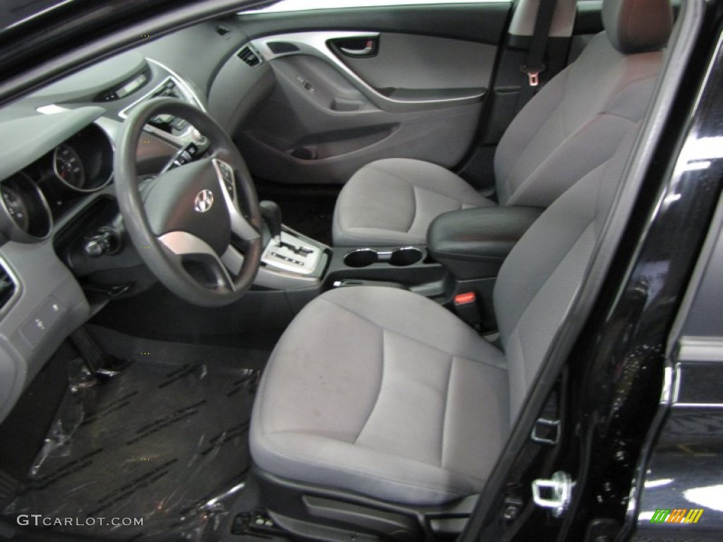 2011 Elantra GLS - Black / Black photo #15