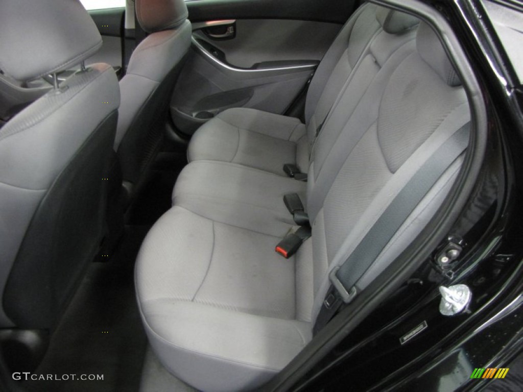 2011 Elantra GLS - Black / Black photo #16