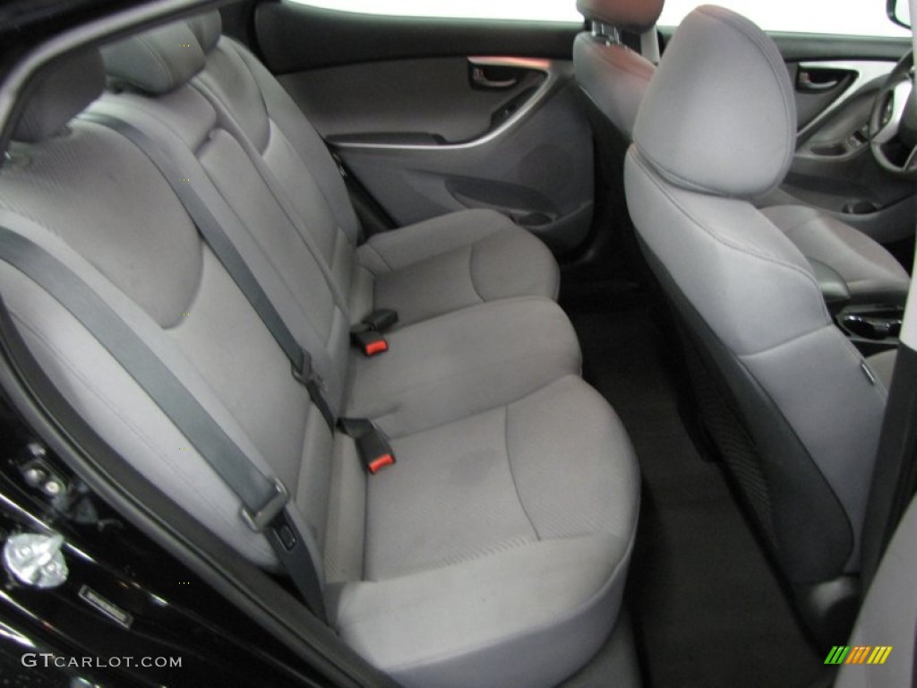 2011 Elantra GLS - Black / Black photo #17