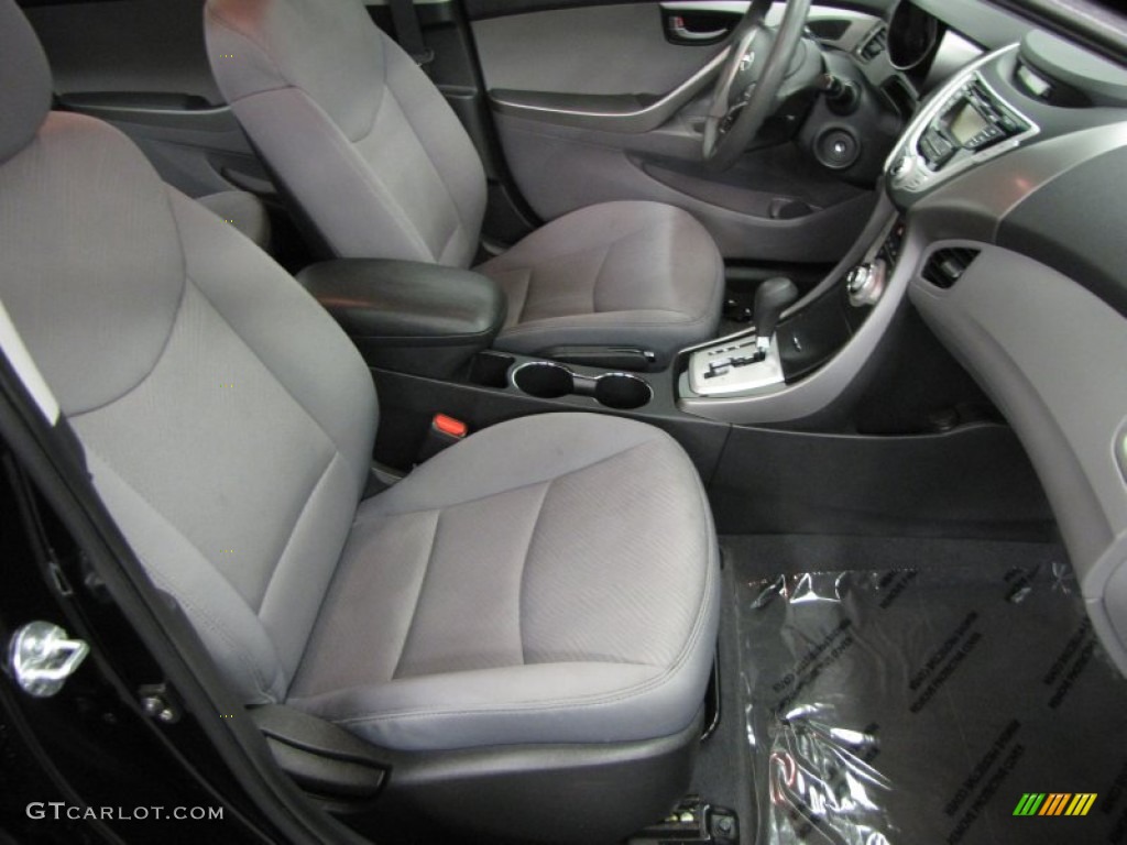 2011 Elantra GLS - Black / Black photo #18
