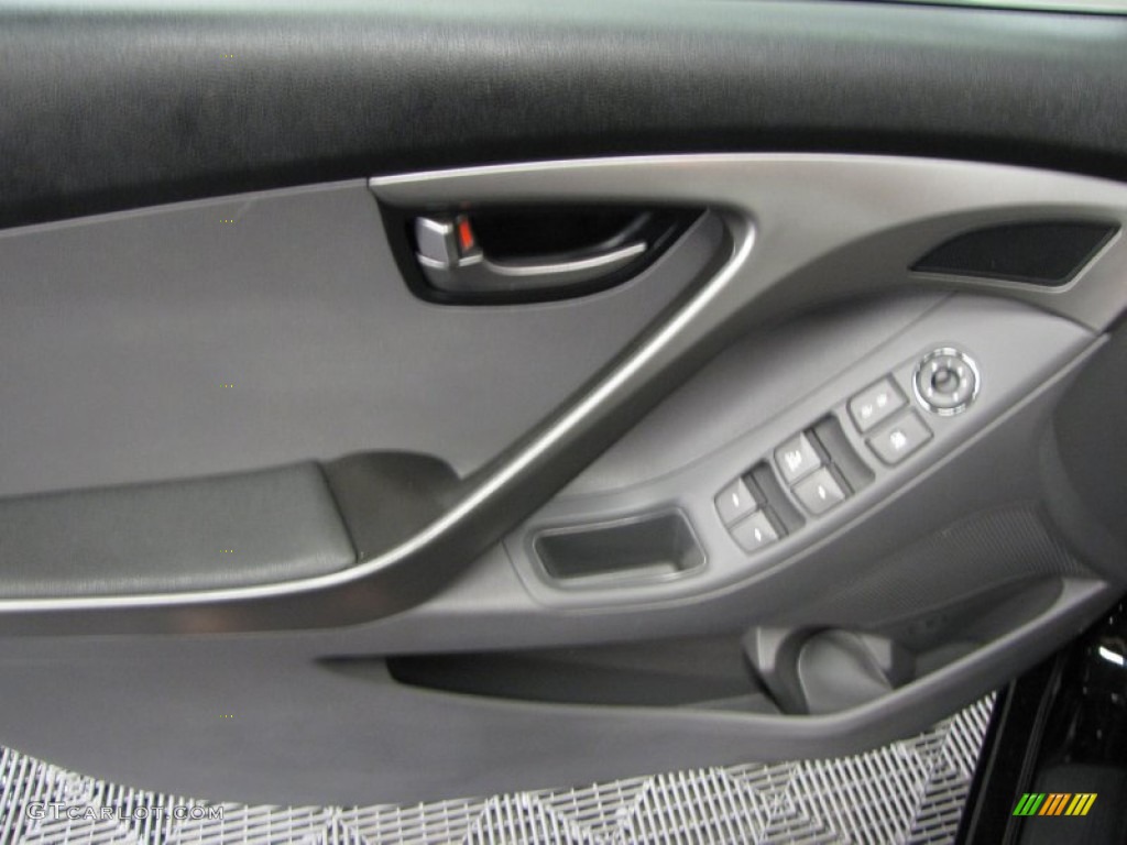 2011 Elantra GLS - Black / Black photo #19