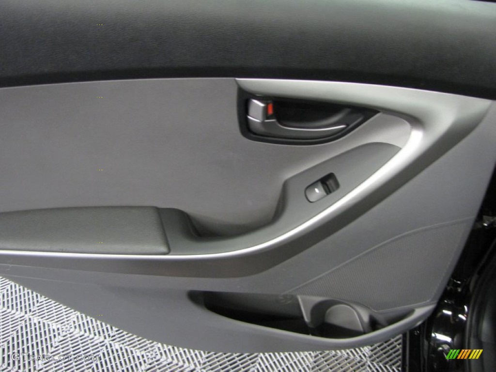 2011 Elantra GLS - Black / Black photo #21