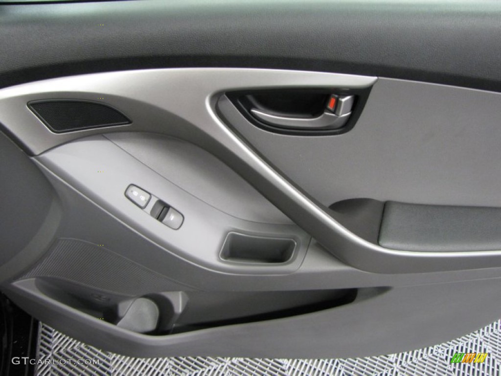 2011 Elantra GLS - Black / Black photo #23
