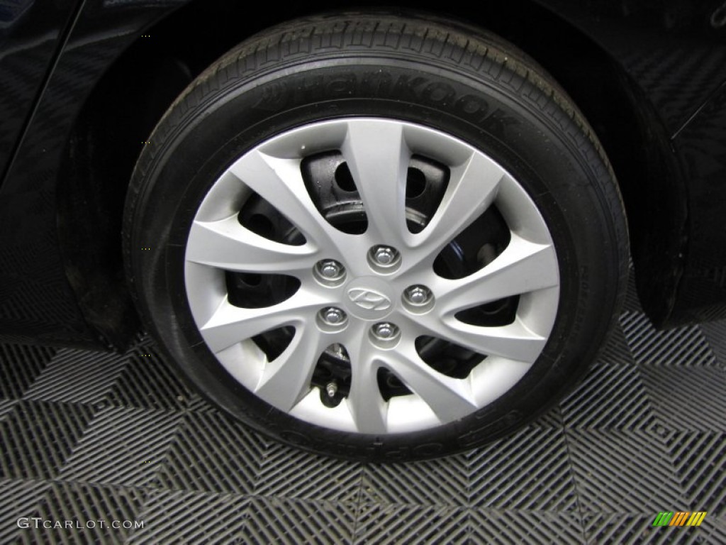 2011 Elantra GLS - Black / Black photo #25