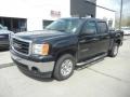 2008 Onyx Black GMC Sierra 1500 SLE Crew Cab  photo #2