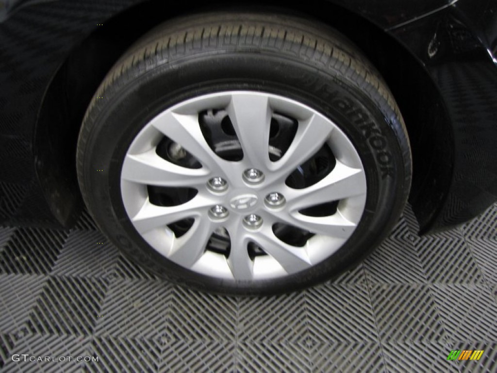 2011 Elantra GLS - Black / Black photo #26