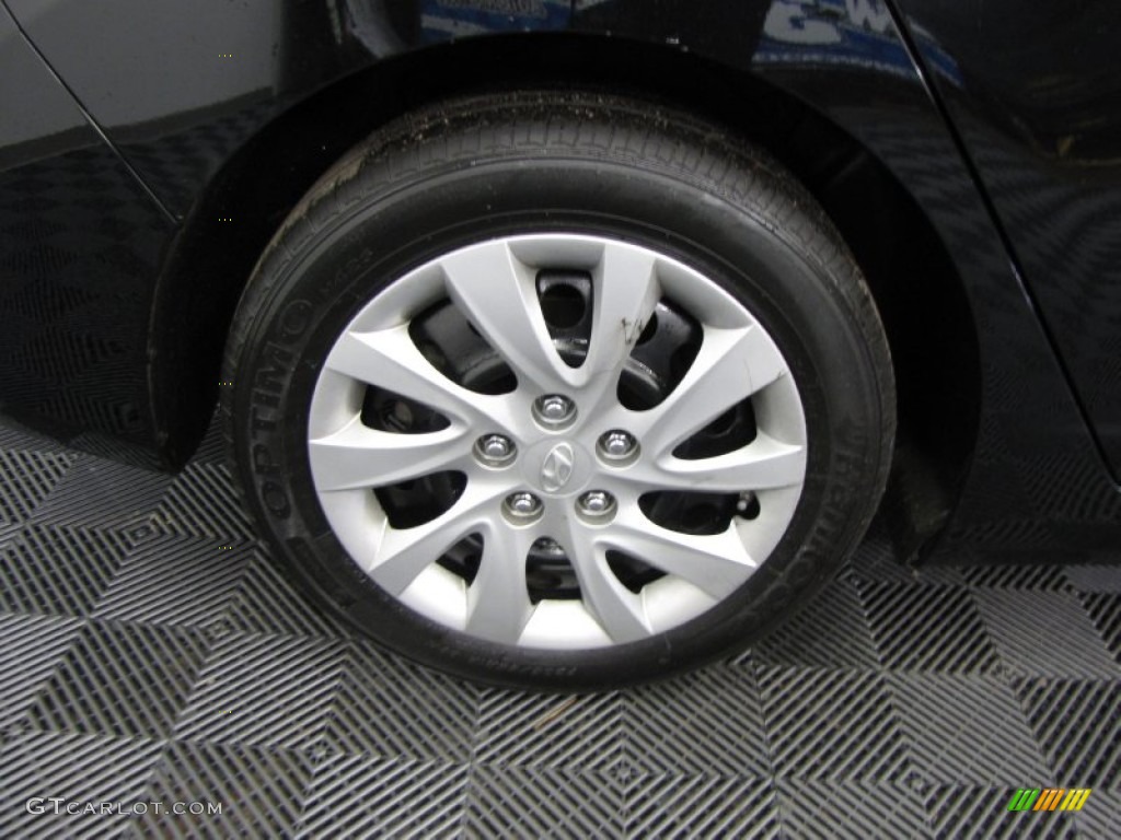 2011 Elantra GLS - Black / Black photo #27