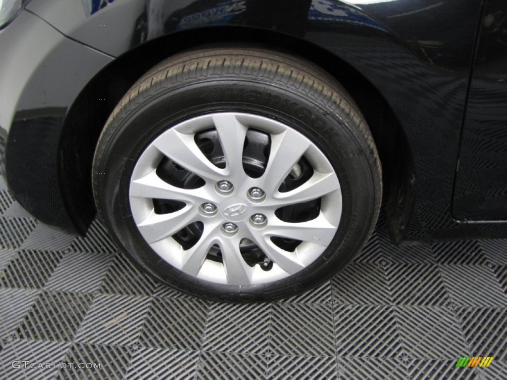 2011 Elantra GLS - Black / Black photo #28
