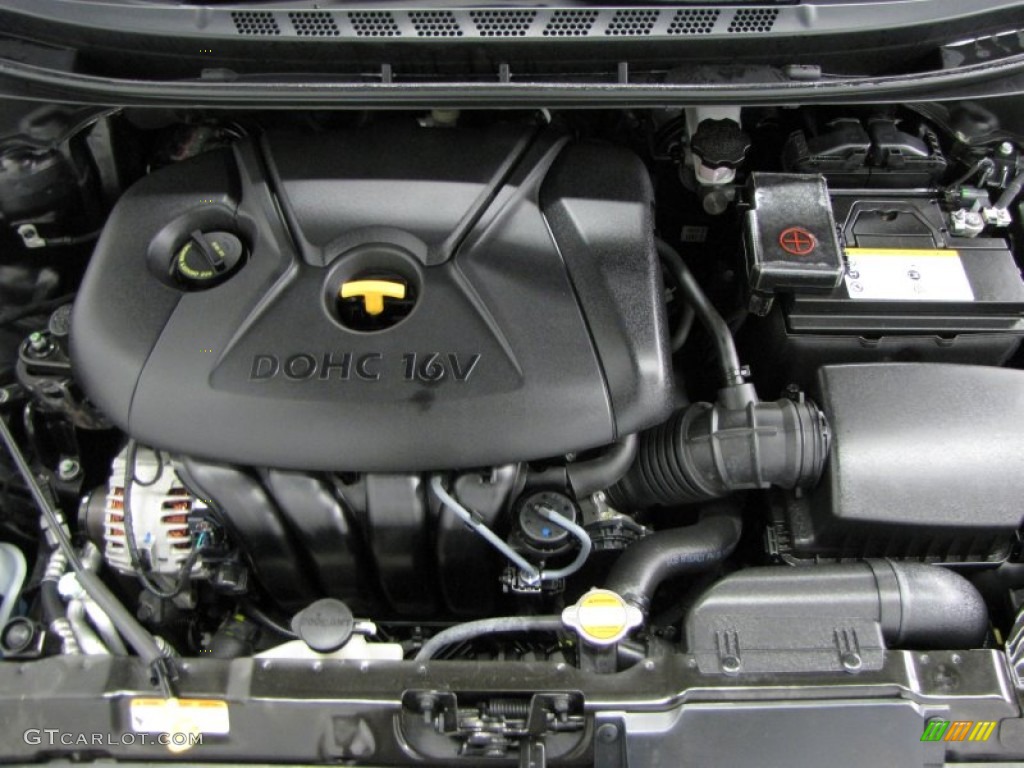 2011 Elantra GLS - Black / Black photo #31