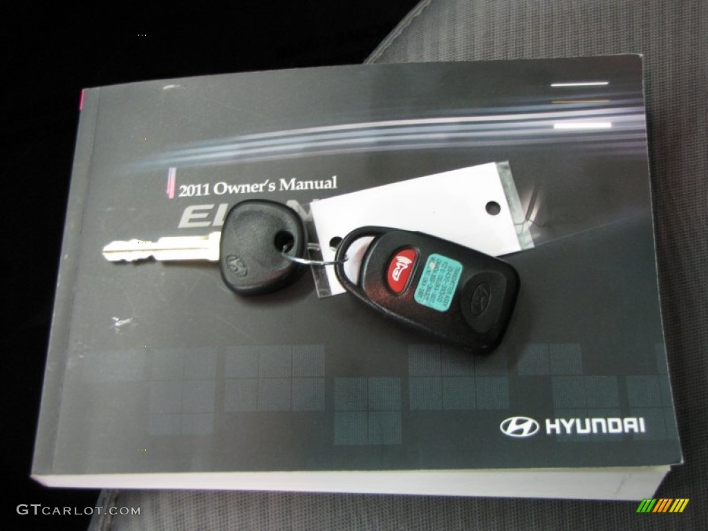 2011 Elantra GLS - Black / Black photo #32