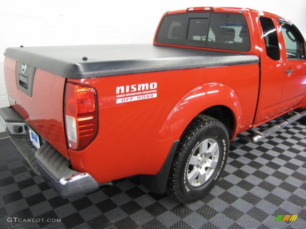 2005 Frontier Nismo King Cab 4x4 - Aztec Red / Nismo Charcoal photo #4