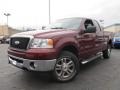 2006 Dark Toreador Red Metallic Ford F150 XLT SuperCab 4x4  photo #1