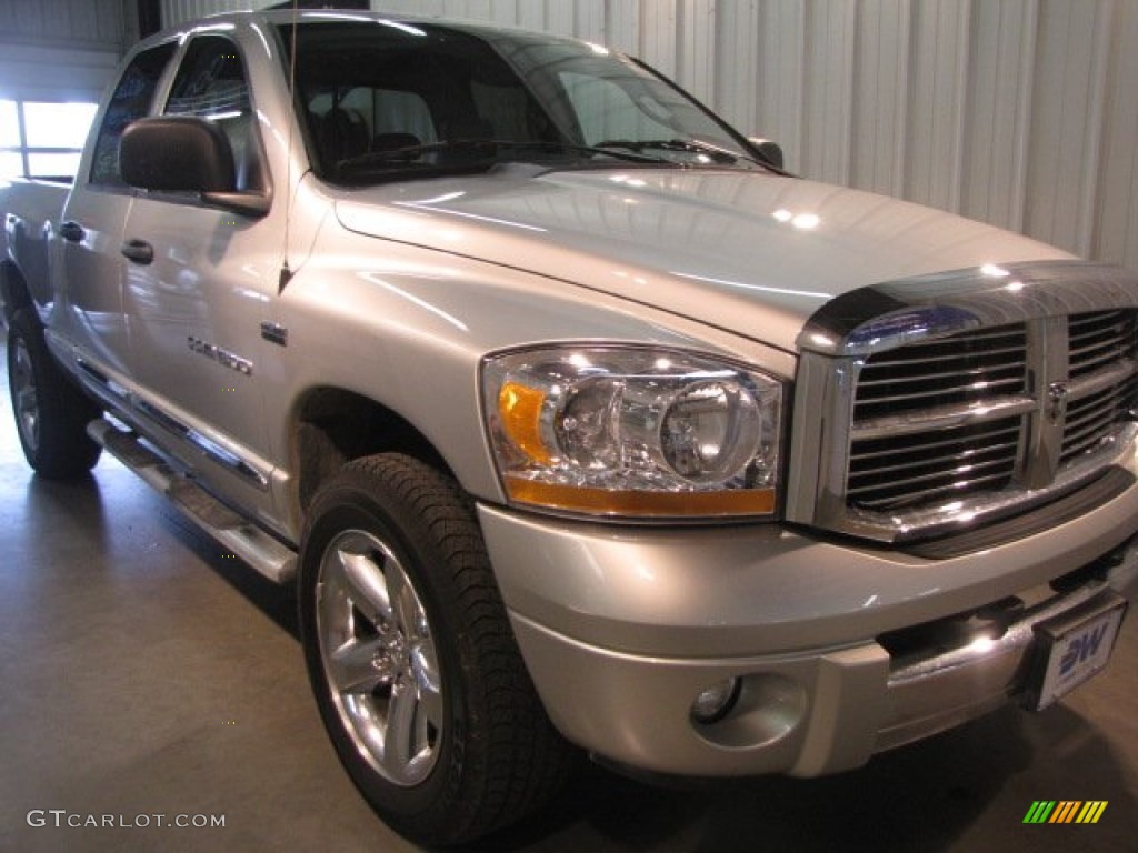 Bright Silver Metallic Dodge Ram 1500