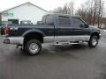 2002 True Blue Metallic Ford F350 Super Duty XLT Crew Cab 4x4  photo #12