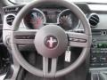 Dark Charcoal 2007 Ford Mustang GT Deluxe Coupe Steering Wheel