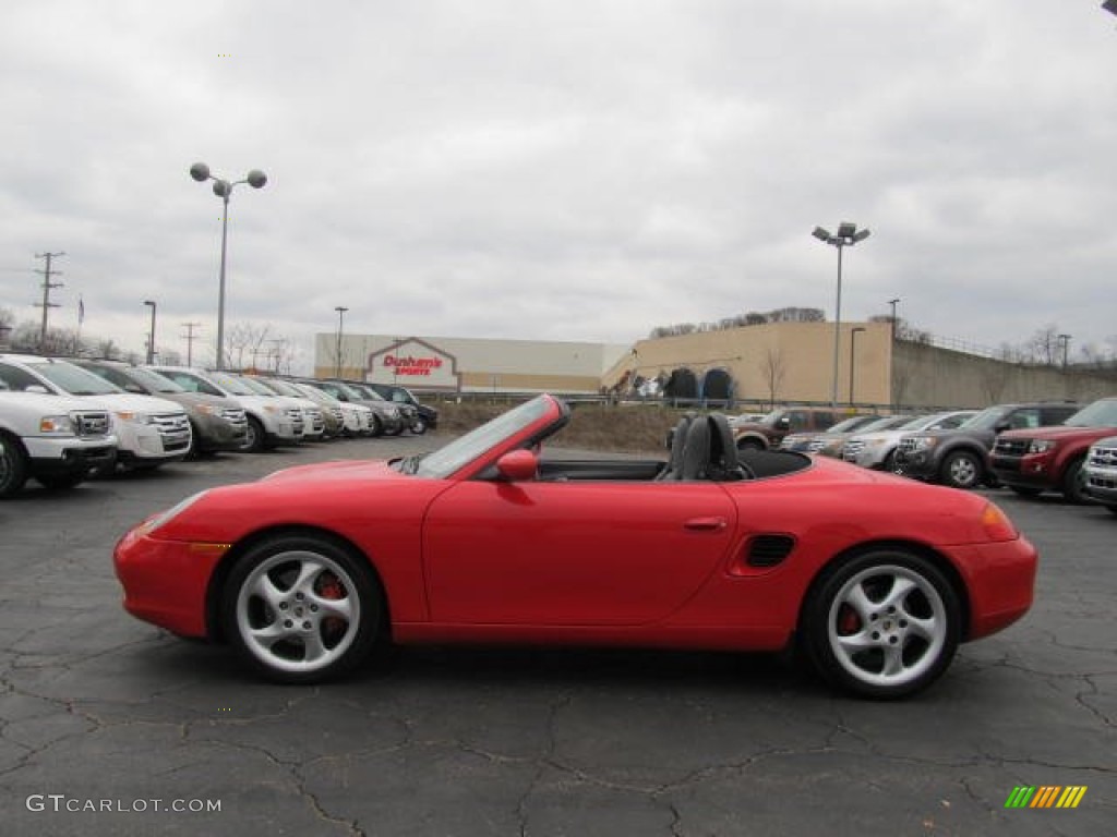 2000 Boxster S - Guards Red / Black photo #2
