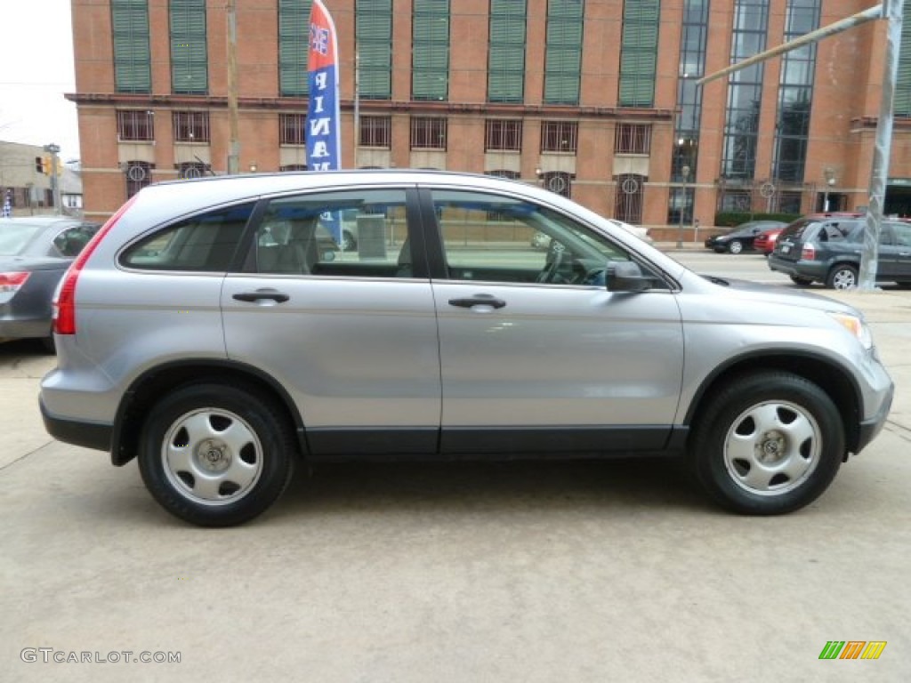 2008 CR-V LX 4WD - Whistler Silver Metallic / Gray photo #5