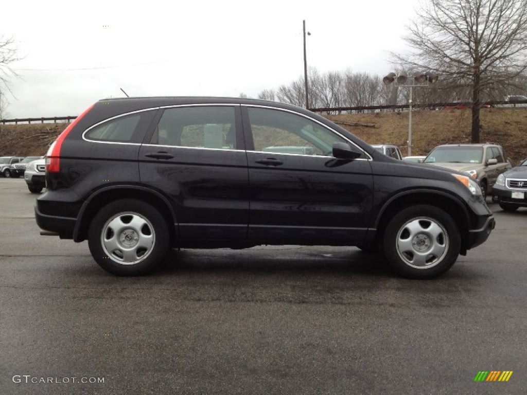 2008 CR-V LX 4WD - Nighthawk Black Pearl / Black photo #8