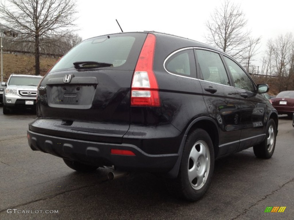 2008 CR-V LX 4WD - Nighthawk Black Pearl / Black photo #9