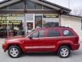 2005 Inferno Red Crystal Pearl Jeep Grand Cherokee Limited 4x4  photo #1