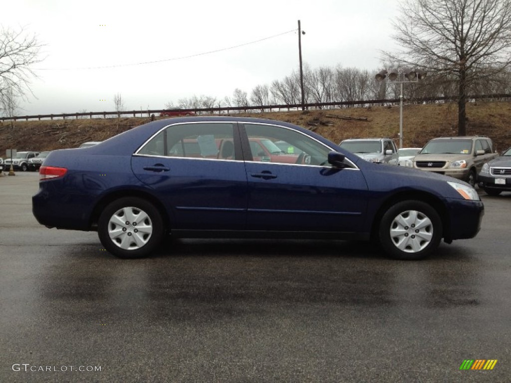 2003 Accord LX Sedan - Eternal Blue Pearl / Gray photo #8