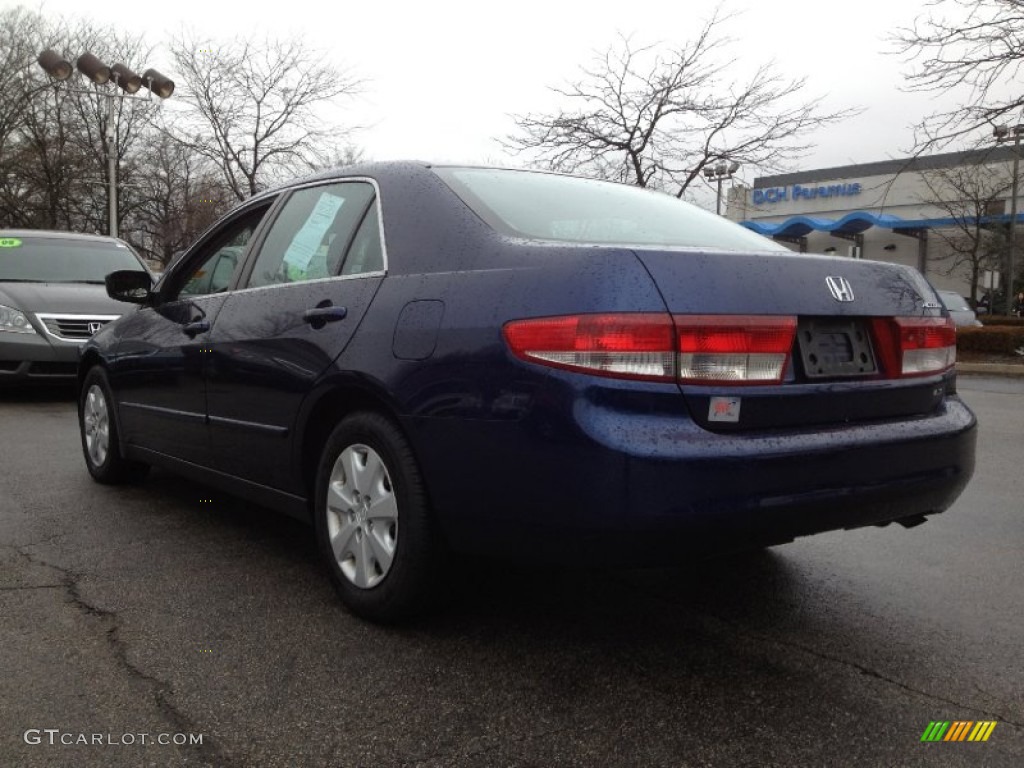 2003 Accord LX Sedan - Eternal Blue Pearl / Gray photo #11