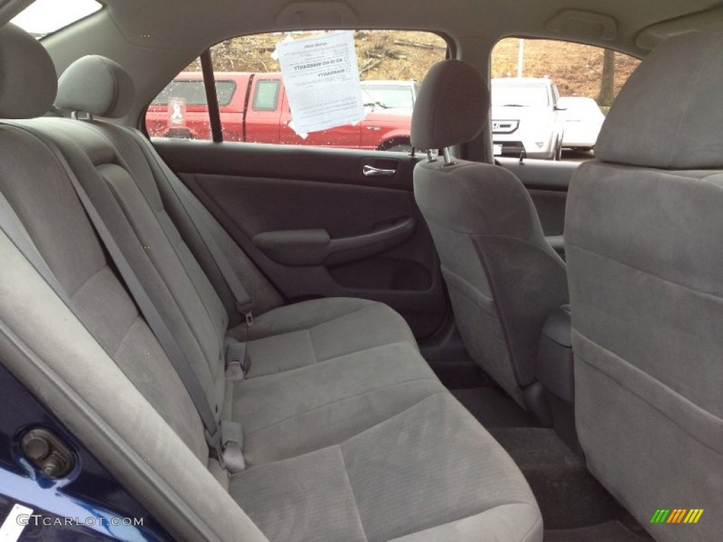 2003 Accord LX Sedan - Eternal Blue Pearl / Gray photo #13