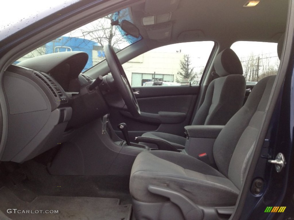 2003 Accord LX Sedan - Eternal Blue Pearl / Gray photo #17