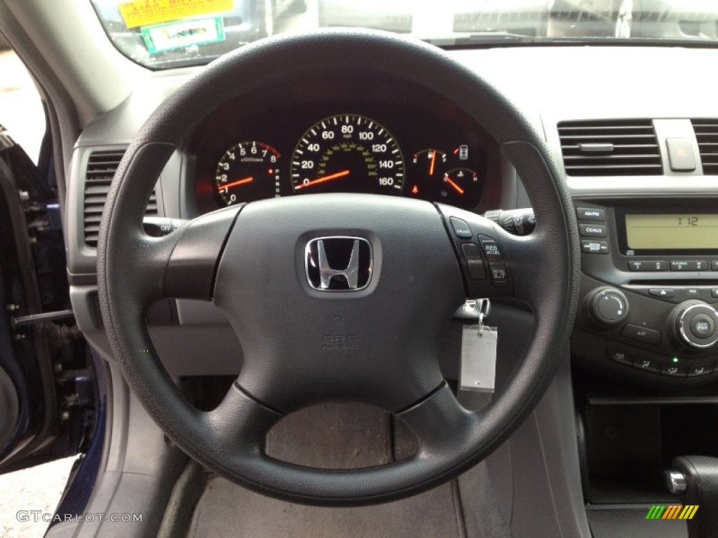 2003 Accord LX Sedan - Eternal Blue Pearl / Gray photo #24