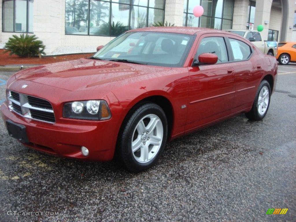 Inferno Red Crystal Pearl 2010 Dodge Charger SXT Exterior Photo #61728156