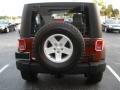 2007 Red Rock Crystal Pearl Jeep Wrangler Unlimited X 4x4  photo #4
