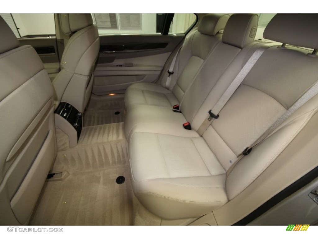 2009 BMW 7 Series 750Li Sedan Rear Seat Photo #61728897