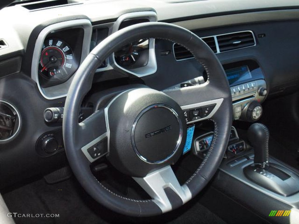 2011 Chevrolet Camaro LT/RS Coupe Black Steering Wheel Photo #61729347