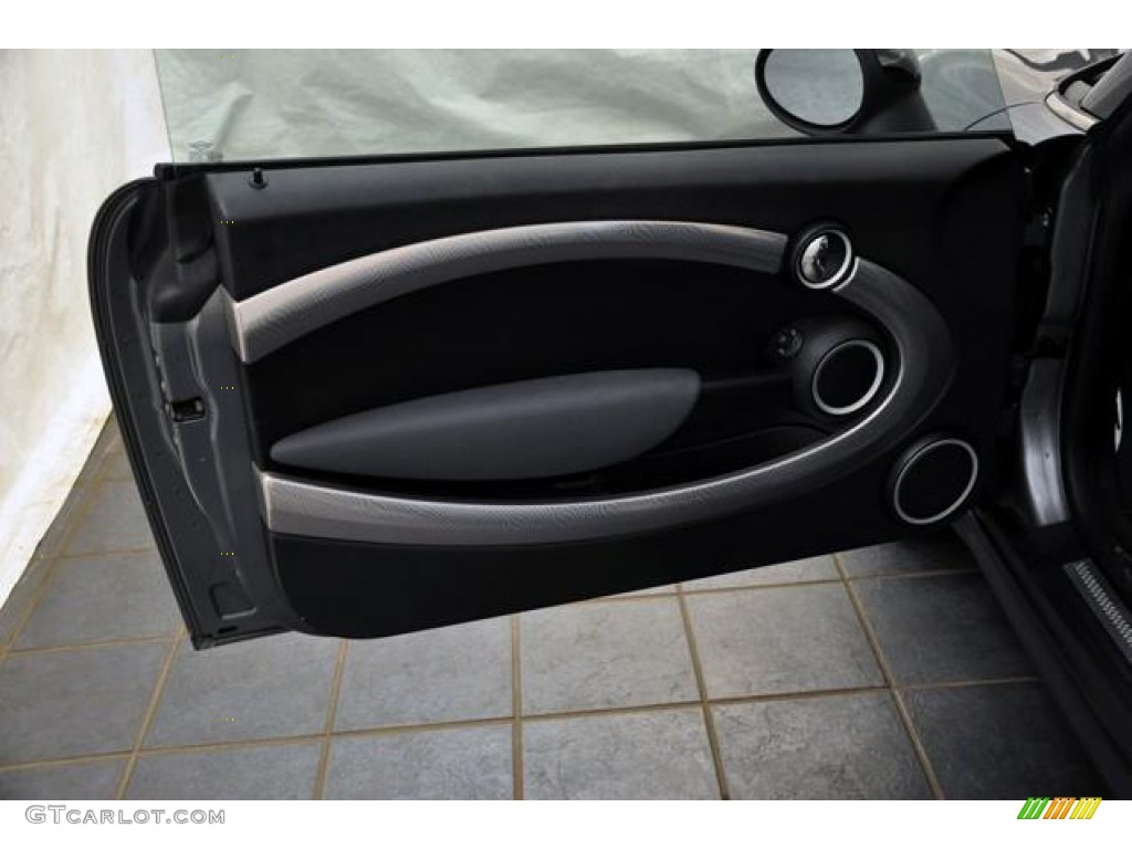 2008 Cooper S Hardtop - Dark Silver Metallic / Grey/Black photo #20