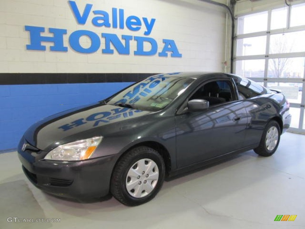 2005 Accord LX Coupe - Graphite Pearl / Black photo #1