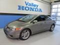 2008 Galaxy Gray Metallic Honda Civic Si Coupe  photo #1