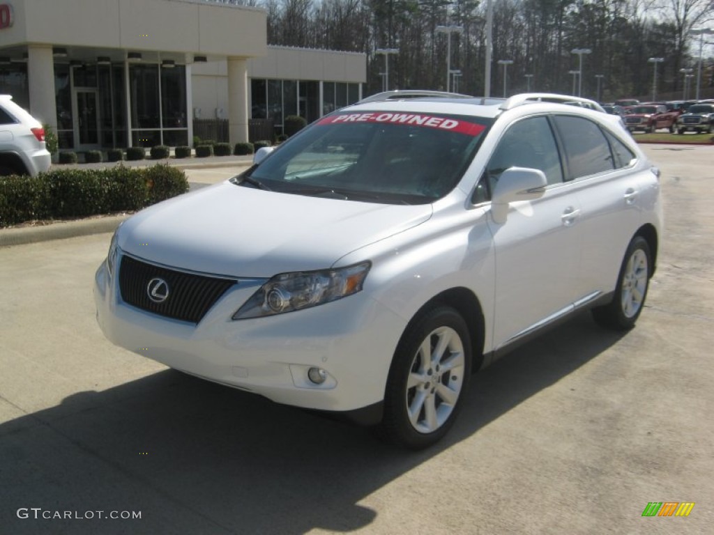 2010 RX 350 - Starfire White Pearl / Light Gray/Espresso Birds-Eye Maple photo #1