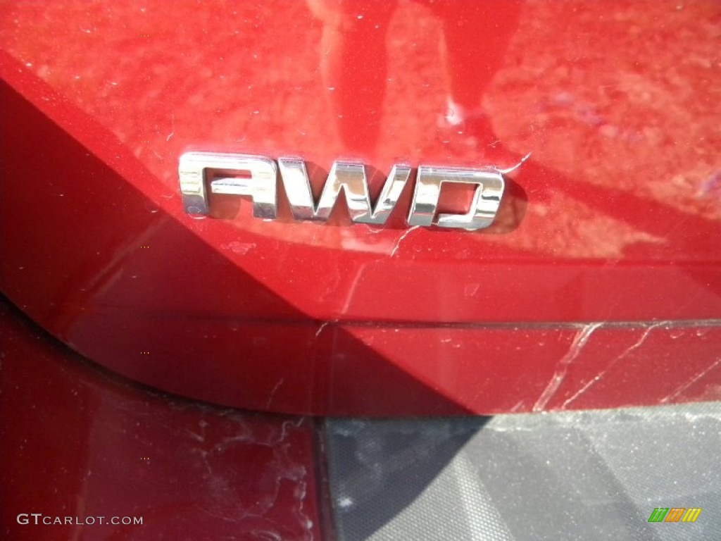 2010 Equinox LT AWD - Cardinal Red Metallic / Jet Black/Light Titanium photo #7