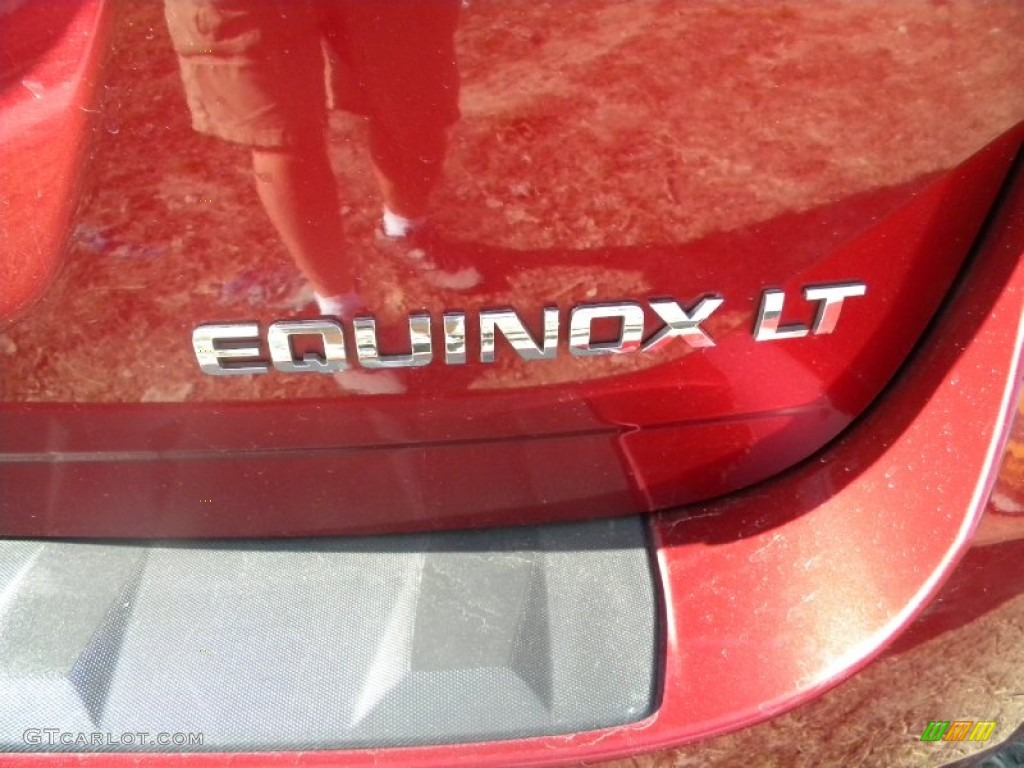 2010 Equinox LT AWD - Cardinal Red Metallic / Jet Black/Light Titanium photo #8