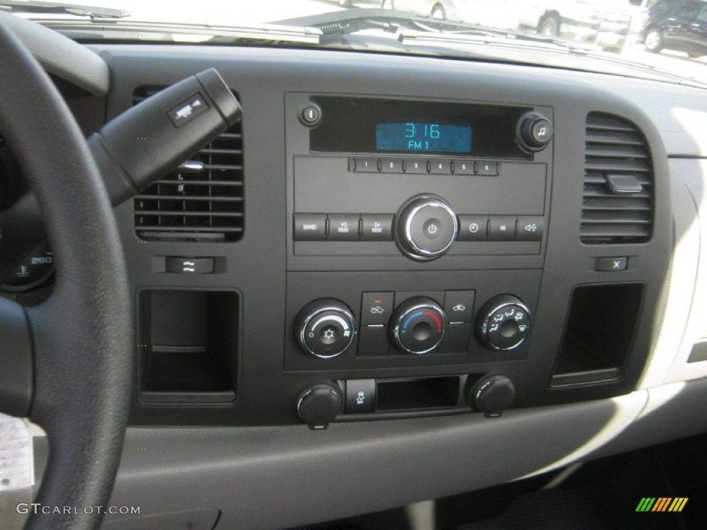 2012 Sierra 1500 Regular Cab 4x4 - Summit White / Dark Titanium photo #9