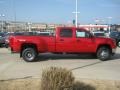 Fire Red - Sierra 3500HD Crew Cab 4x4 Dually Photo No. 6